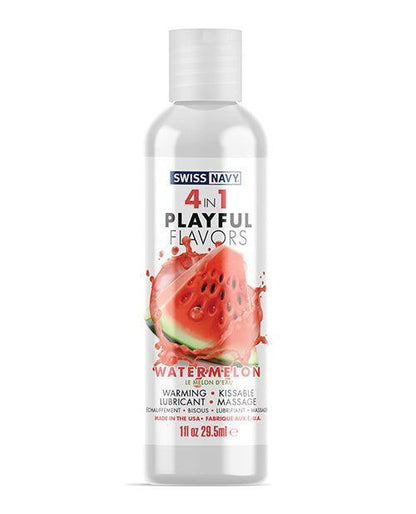 Swiss Navy 4 In 1 Playful Flavors Watermelon - SEXYEONE