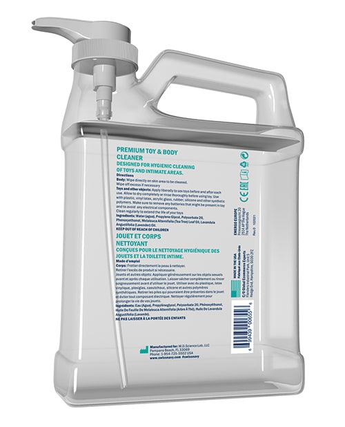image of product,Swiss Navy Toy & Body Cleaner - 1 Gal Pump - SEXYEONE