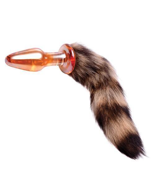 image of product,Tailz Fox Tail Glass Anal Plug - SEXYEONE