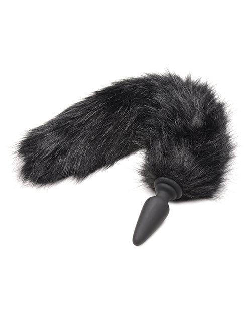 image of product,Tailz Snap On Interchangeable Fox Tail - Black - SEXYEONE