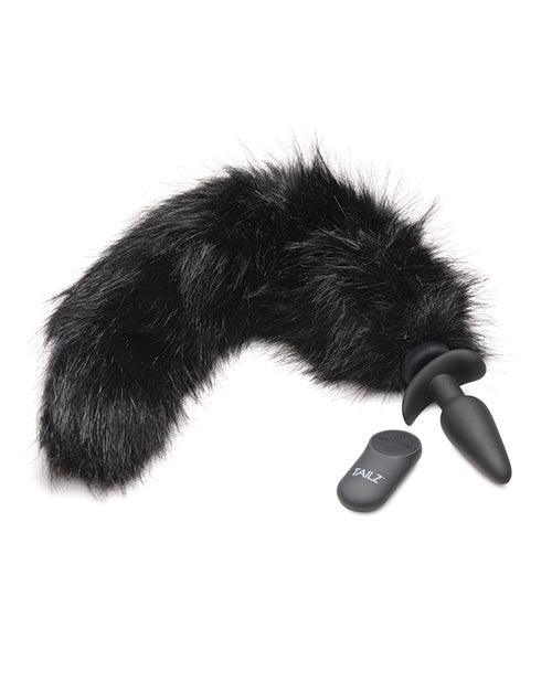 image of product,Tailz Snap On Interchangeable Fox Tail - Black - SEXYEONE