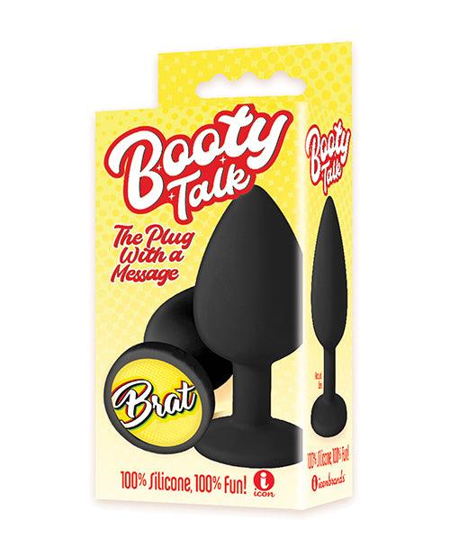 product image, The 9's Booty Calls Brat Plug - Black - SEXYEONE