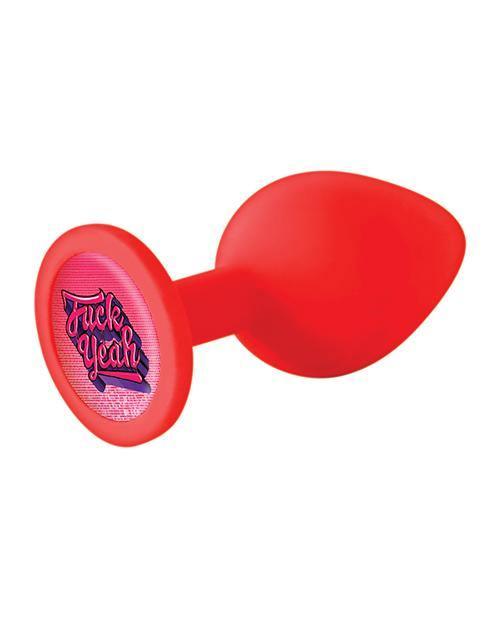 image of product,The 9's Booty Calls Fuck Yeah Plug - Red - SEXYEONE