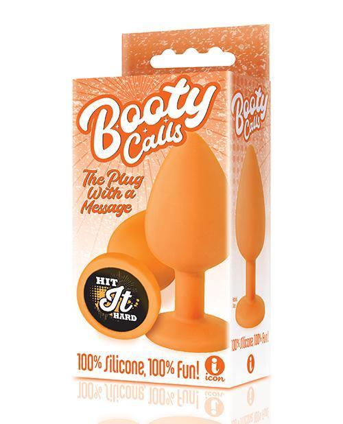 product image, The 9's Booty Calls Hit It Hard Plug - Orange - SEXYEONE