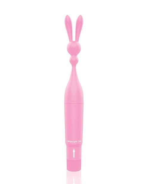 image of product,The 9's Clitterific! Button Bunny Clitoral Stimulator - Pink - SEXYEONE