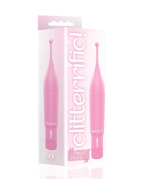 product image, The 9's Clitterific! Pearl Point Clitoral Stimulator - Pink - SEXYEONE