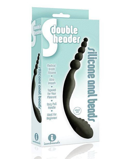 The 9's S Double Header Double Ended Silicone Anal Beads - SEXYEONE