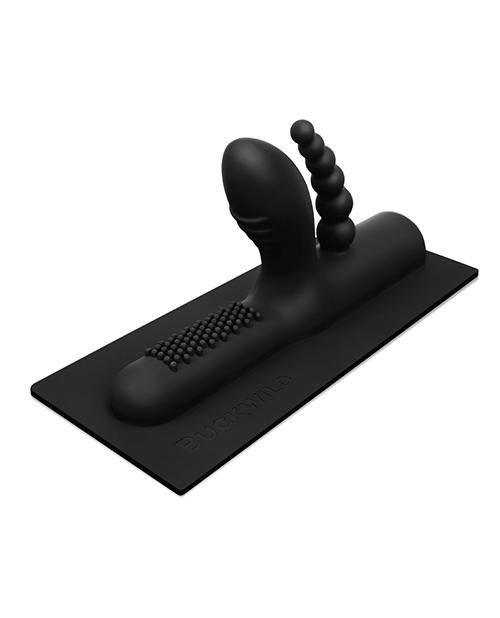 image of product,The Cowgirl Buckwild Silicone Attachment - Black - SEXYEONE