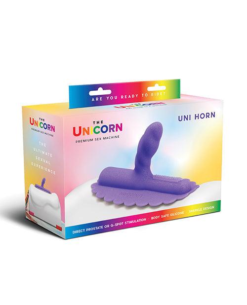product image, The Cowgirl Unicorn Uni Horn Silicone Attachment - Purple - SEXYEONE