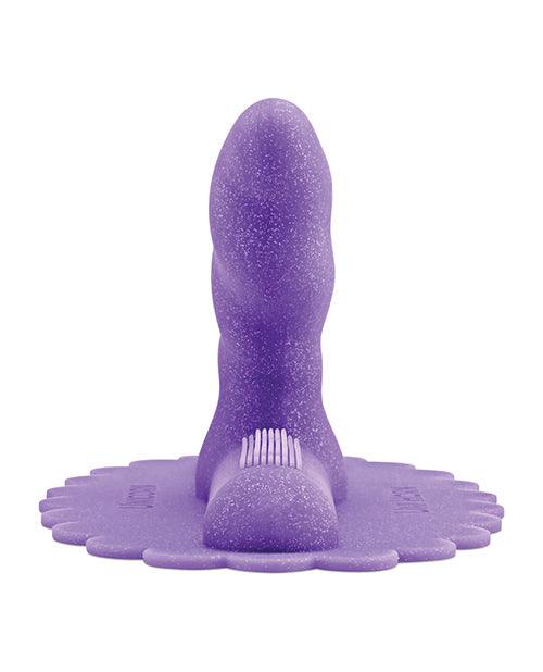 image of product,The Cowgirl Unicorn Uni Horn Silicone Attachment - Purple - SEXYEONE