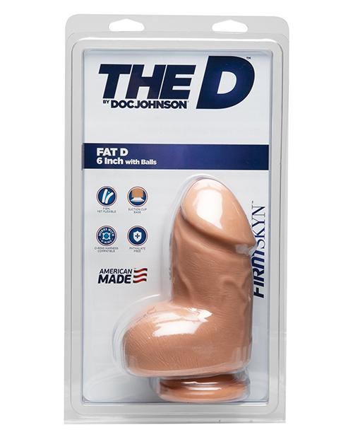 product image, The D 6" Fat D W-balls - Vanilla - SEXYEONE