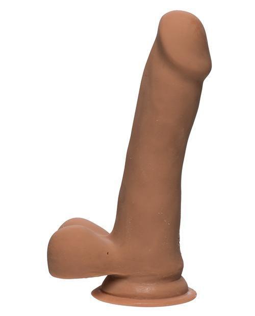 image of product,The D 6" Slim D W-balls - Caramel - SEXYEONE