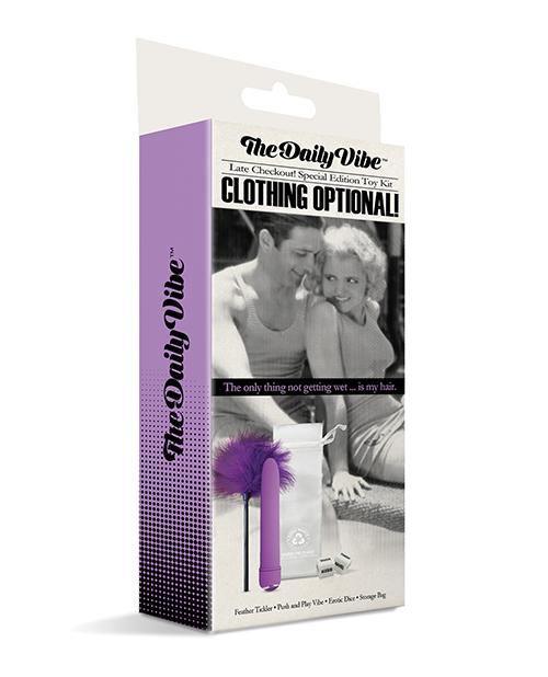product image, The Daily Vibe Clothing Is Optional Kit - Purple - SEXYEONE