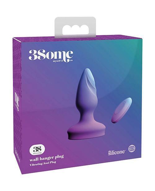 product image, Threesome Wall Banger Plug - Purple - SEXYEONE