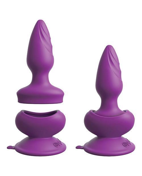 image of product,Threesome Wall Banger Plug - Purple - SEXYEONE