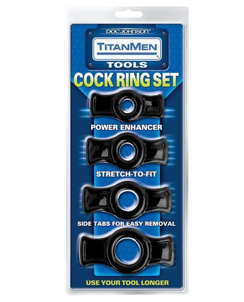 product image, Titanmen Tools Cock Ring Set - SEXYEONE