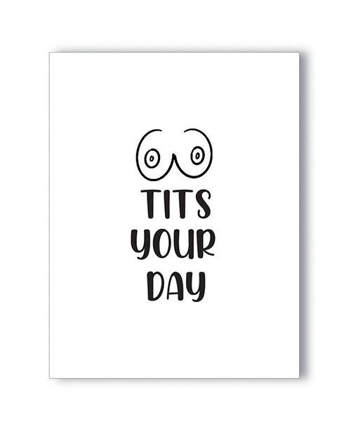 product image, Tits Your Day Naughty Greeting Card - SEXYEONE