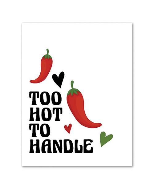 product image, Too Hot To Handle Greeting Card - SEXYEONE