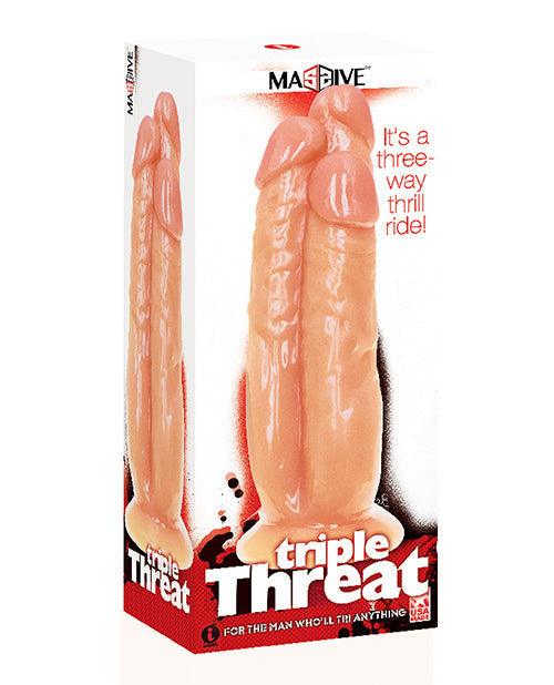 product image, Triple Threat 3 Cock Dildo - SEXYEONE