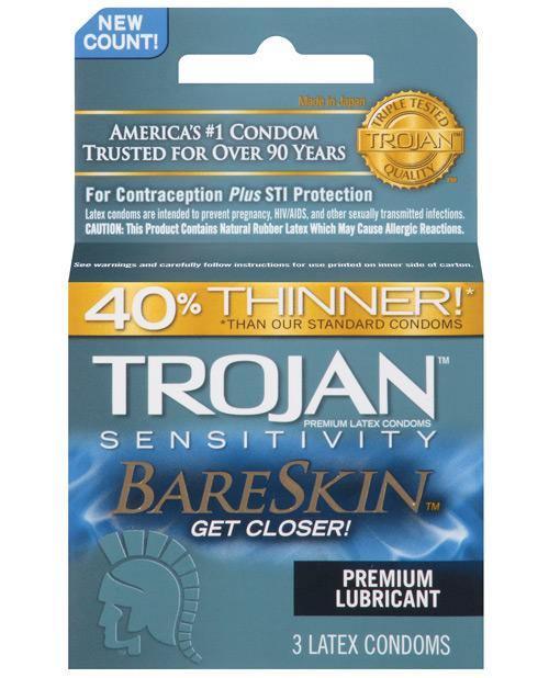 product image, Trojan Bareskin Condoms - SEXYEONE