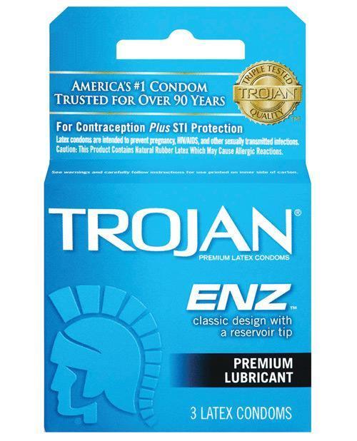 product image, Trojan Enz Lubricated Condoms - SEXYEONE