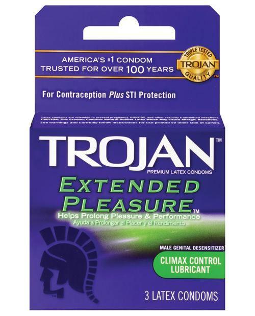 product image, Trojan Extended Pleasure Condoms - SEXYEONE