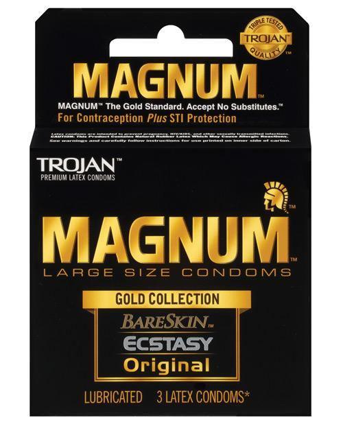 product image, Trojan Magnum Gold Collection - Box Of 3 - SEXYEONE
