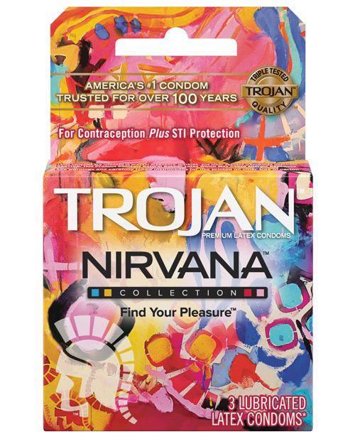 product image, Trojan Nirvana Condom - Pack Of 3 - SEXYEONE