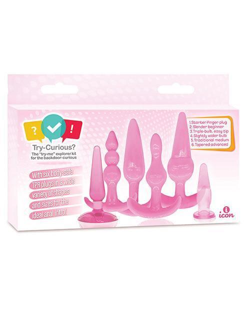 image of product,Try-curious Anal Plug Kit - SEXYEONE
