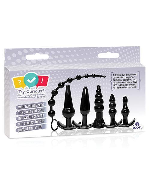 image of product,Try-curious Anal Plug Kit - SEXYEONE