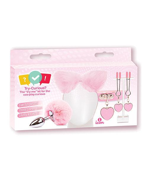 product image, Try-curious Kitty Set - Pink - SEXYEONE