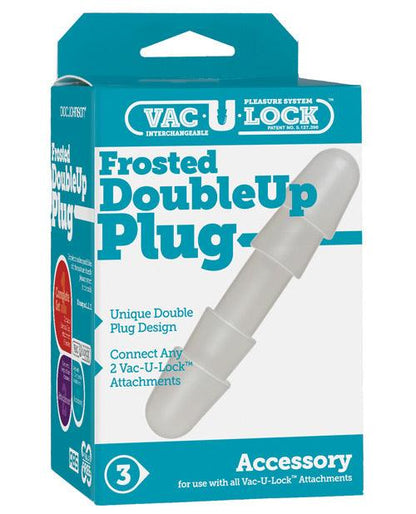 Vac-u-lock Double Up Plug - White - SEXYEONE