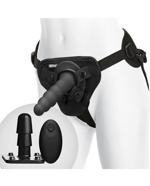 product image,Vac-u-lock Ripple Vibrating Pleasure Set - Black - SEXYEONE