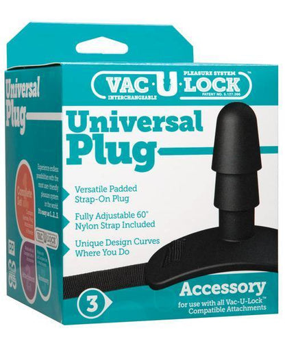 Vac-u-lock Universal Plug - Black - SEXYEONE