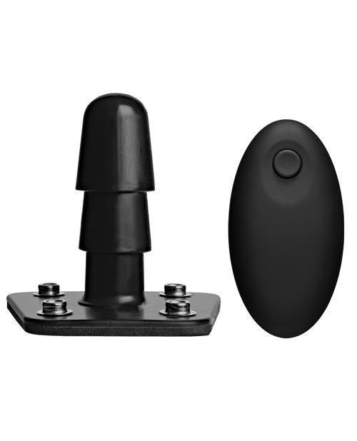 Vac-u-lock Vibrating Remote Plug W-snaps - Black - SEXYEONE