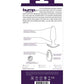 Vedo Bump Plus Rechargeable Remote Control Anal Vibe - Deep Purple - SEXYEONE