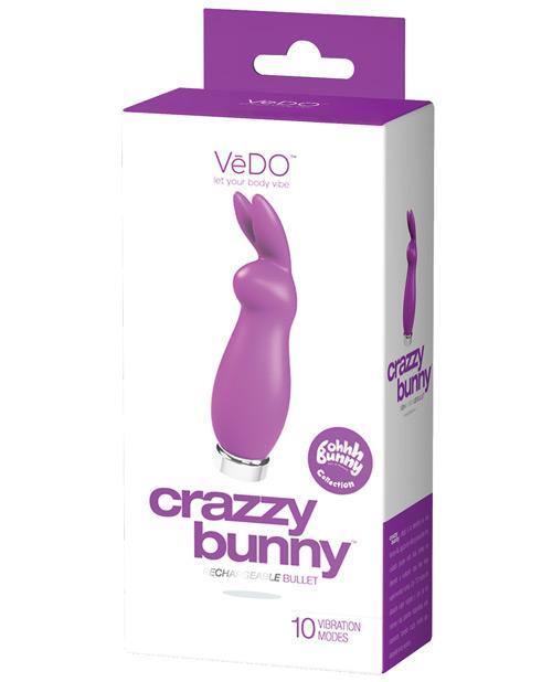 image of product,Vedo Crazzy Bunny Rechargeable Bullet - SEXYEONE