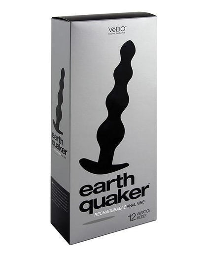 Vedo Earth Quaker Anal Vibe - Just Black - SEXYEONE