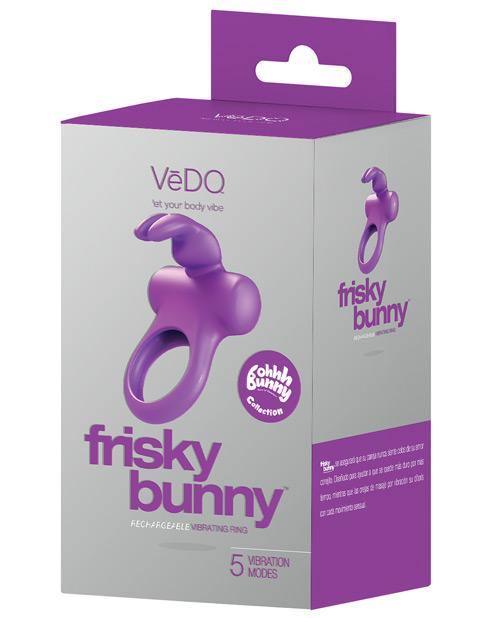 image of product,Vedo Frisky Bunny Rechargeable Vibrating Ring - SEXYEONE