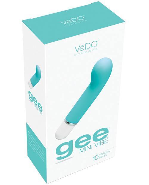 product image, Vedo Gee Mini Vibe - Tease Me Turquoise - SEXYEONE