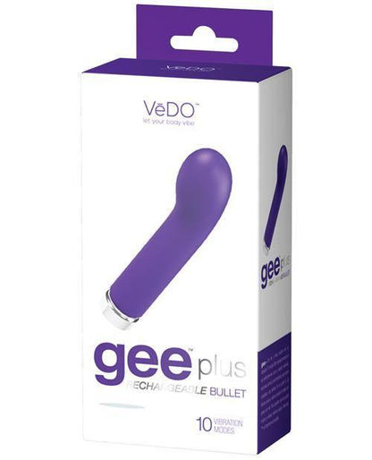 Vedo Gee Plus Rechargeable Vibe - Into You Indigo - SEXYEONE