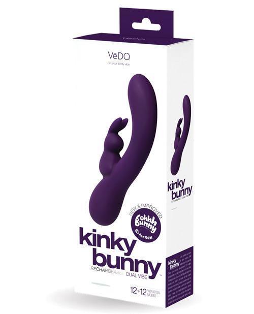 product image, Vedo Kinky Bunny Plus Rechargeable Dual Vibe - SEXYEONE
