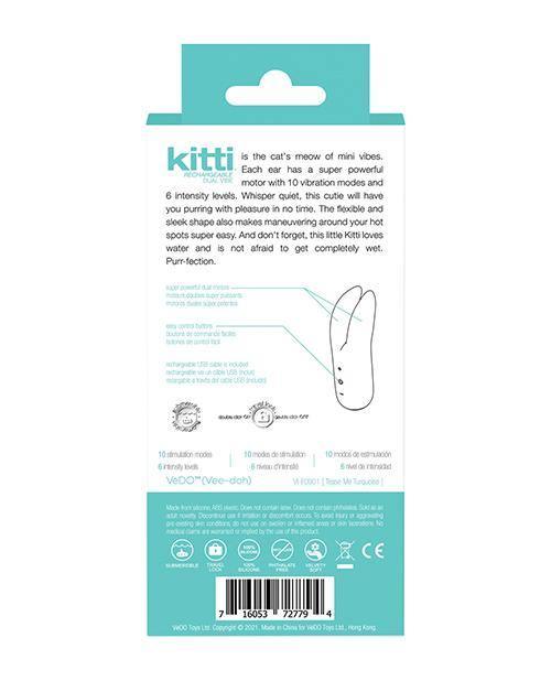 image of product,Vedo Kitti Rechargeable Dual Vibe - SEXYEONE