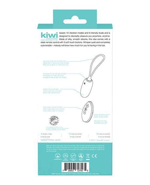 image of product,Vedo Kiwi Rechargeable Insertable Bullet - Tease Me Turquoise - SEXYEONE