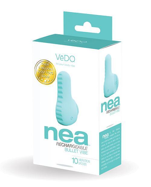 product image, Vedo Nea Rechargeable Finger Vibe - Tease Me Turquoise - SEXYEONE