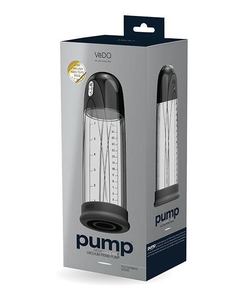 product image, Vedo Pump Rechargeable Vacuum Penis Pump - Just Black - SEXYEONE