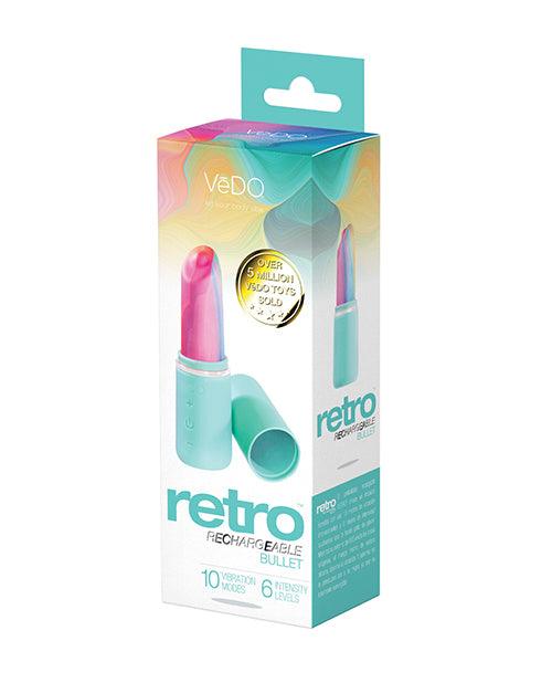 product image, Vedo Retro Rechargeable Bullet Lip Stick Vibe - SEXYEONE