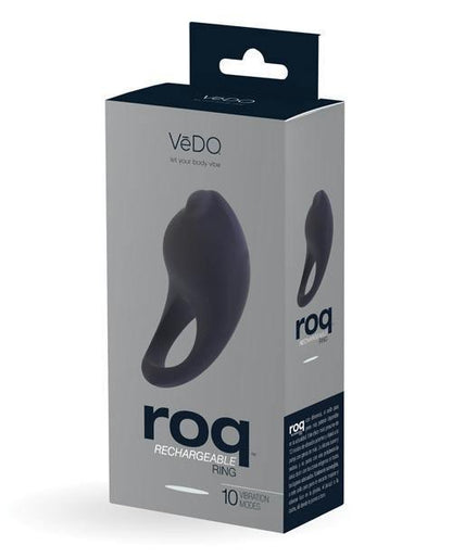 Vedo Roq Rechargeable Ring - Black - SEXYEONE