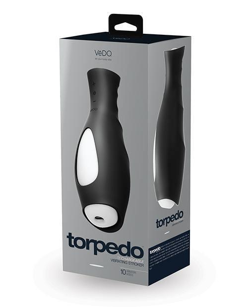product image, Vedo Torpedo Vibrating Rechargable Stroker - Just Black - SEXYEONE