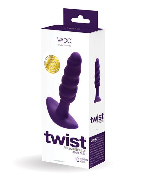 product image, Vedo Twist Rechargeable Anal Plug - SEXYEONE